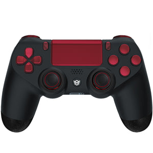 HEXGAMING NEW SPIKE Controller for PS4, PC, Mobile- Black Red