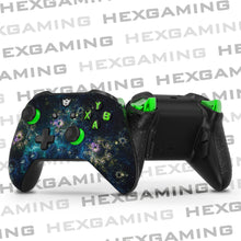Load image into Gallery viewer, HEXGAMING ULTRA ONE Controller for XBOX, PC, Mobile-Nebula Galaxy ABXY Labeled
