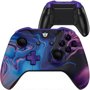 HEXGAMING ULTRA ONE Controller for XBOX, PC, Mobile-Origin of Chaos Purple ABXY Labeled