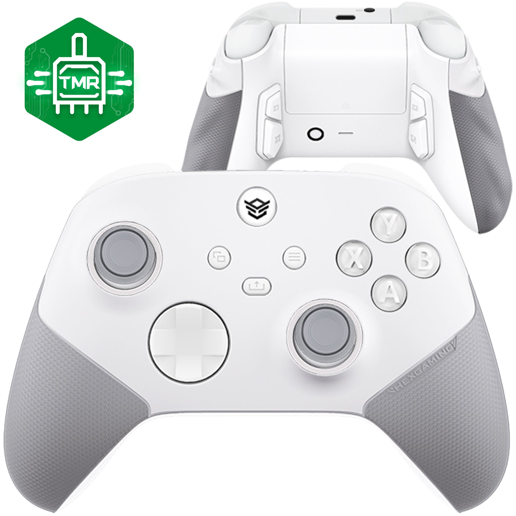 HEXGAMING ULTRA X Controller with TMR Joysticks for XBOX, PC, Mobile  - White