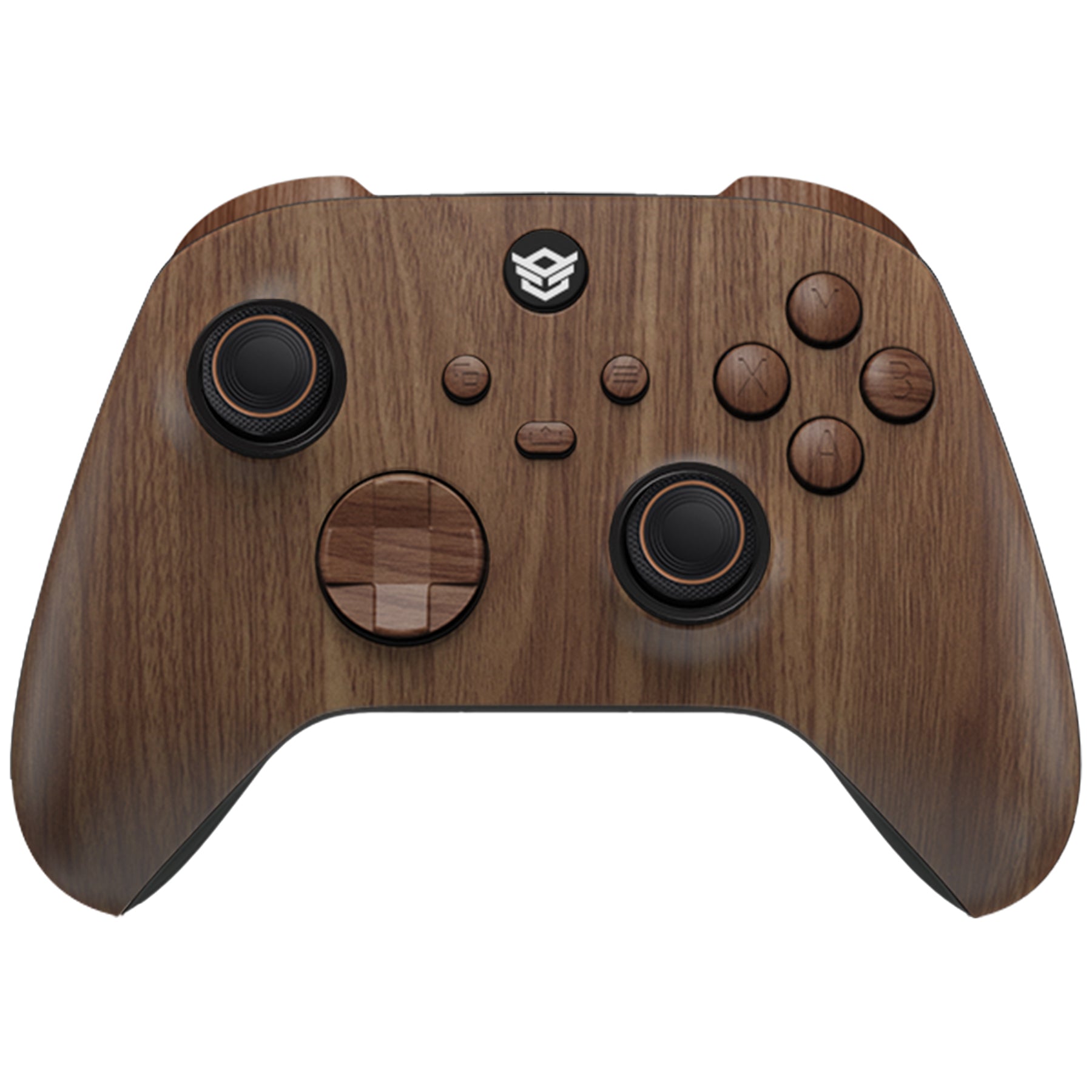 HEXGAMING ULTRA X Controller with TMR Joysticks for XBOX, PC, Mobile - Wood Grain