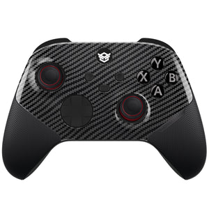 HEXGAMING ULTRA X Controller for XBOX, PC, Mobile - Graphite Grain Black Silver ABXY Labeled