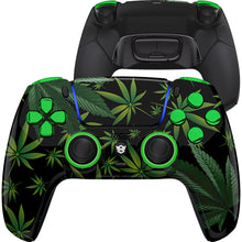 Load image into Gallery viewer, HEXGAMING ULTIMATE Controller for PS5, PC, Mobile - Green Leaves
