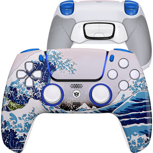 HEXGAMING ULTIMATE Controller for PS5, PC, Mobile - White Wave HEXGAMING