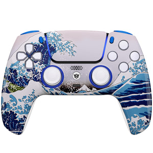 HEXGAMING ULTIMATE Controller for PS5, PC, Mobile - White Wave HEXGAMING