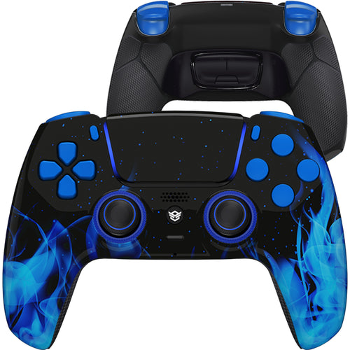 HEXGAMING ULTIMATE Controller for PS5, PC, Mobile - Blue Flame