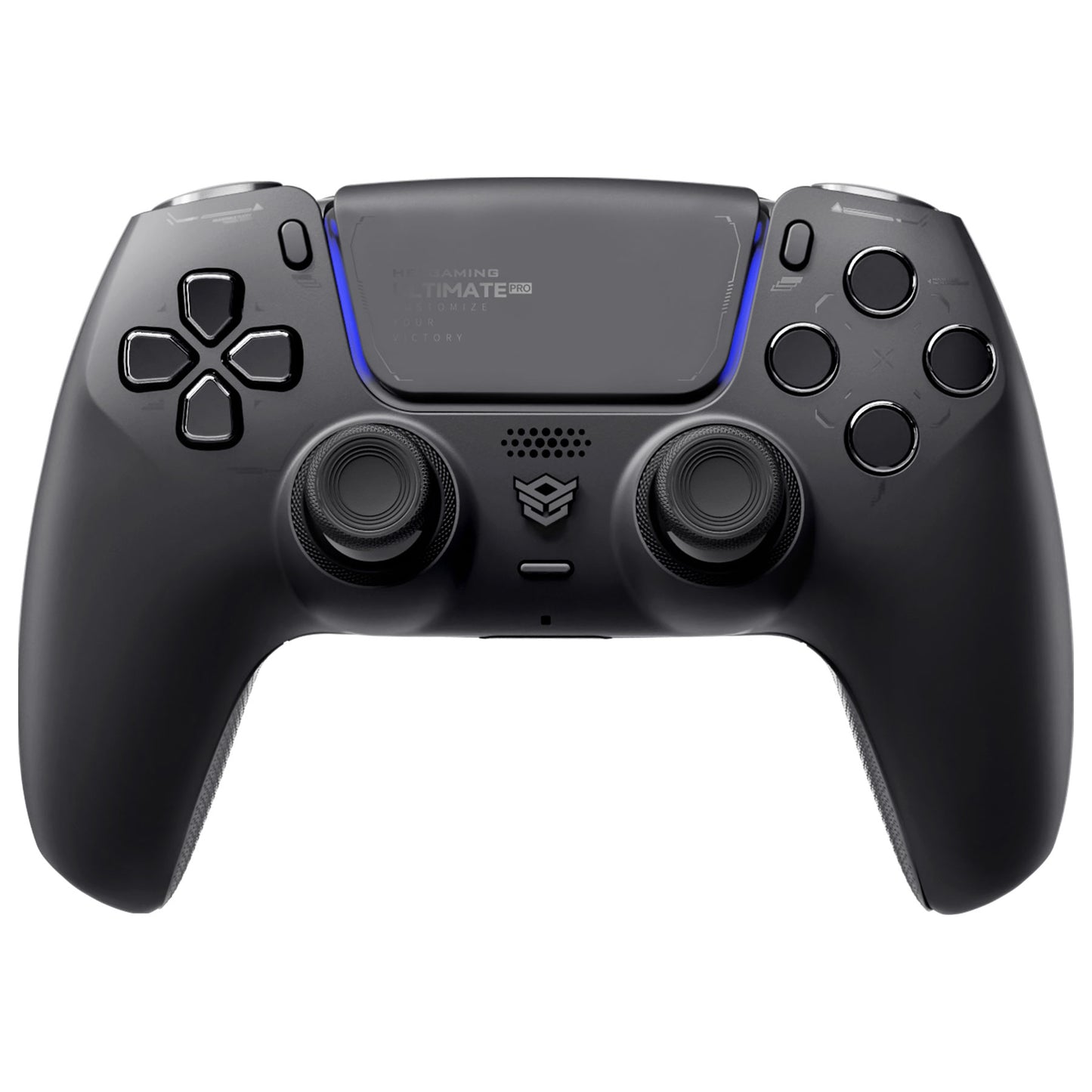 HEXGAMING ULTIMATE PRO Gaming Controller Compatible with ps5/PC/Mobile - 4 Back Buttons, 6 Custom Profiles, Adjustable Triggers, 8 Swappable Thumbsticks - Chaos Black