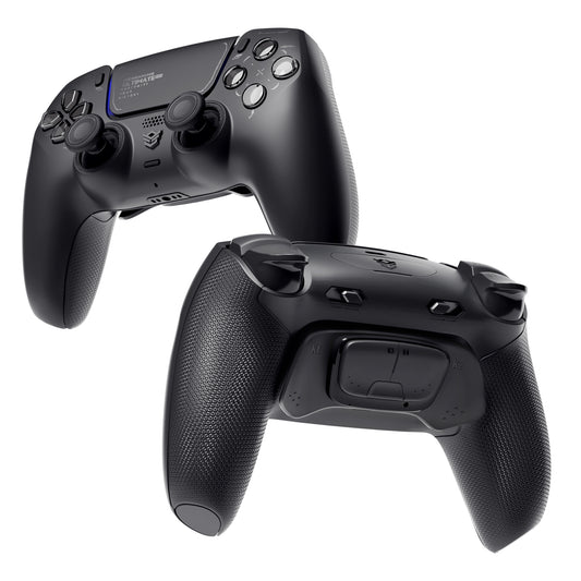 HEXGAMING ULTIMATE PRO Gaming Controller Compatible with ps5/PC/Mobile - 4 Back Buttons, 6 Custom Profiles, Adjustable Triggers, 8 Swappable Thumbsticks - Chaos Black