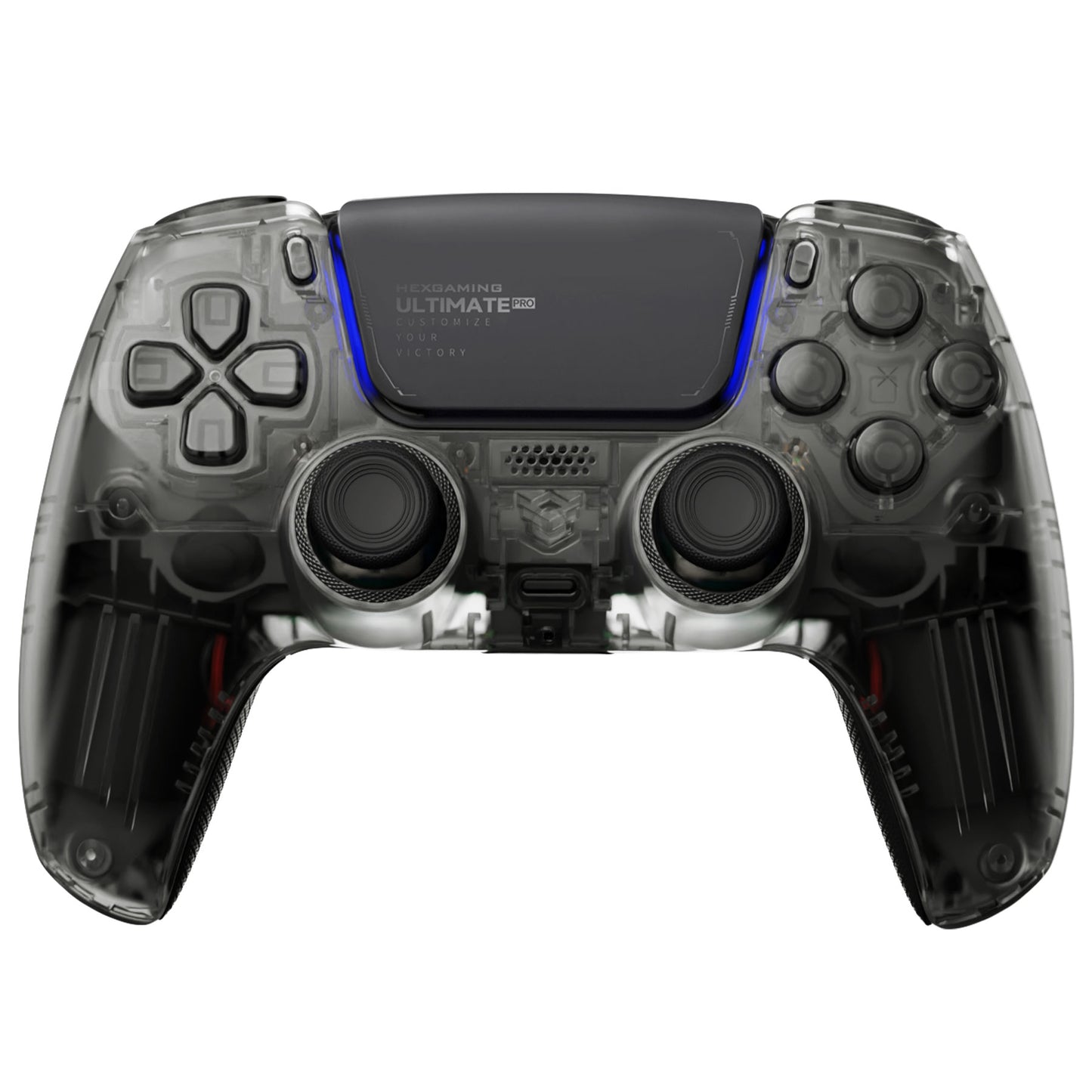 HEXGAMING ULTIMATE PRO Controller with Adjustable Triggers for PS5, PC, Mobile - Explorer Black