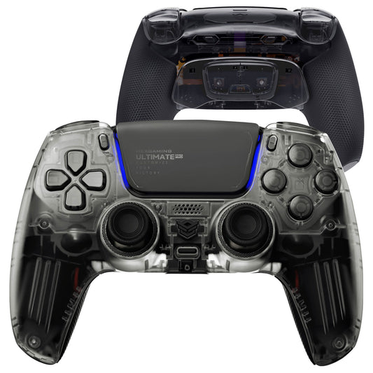 HEXGAMING ULTIMATE PRO Gaming Controller Compatible with ps5/PC/Mobile - 4 Back Buttons, 6 Custom Profiles, Adjustable Triggers, 8 Swappable Thumbsticks - Explorer Black