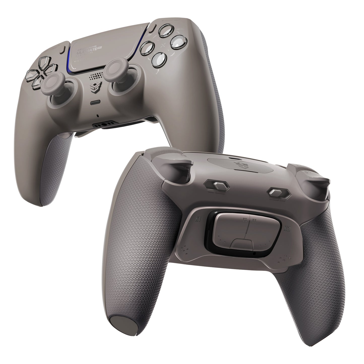HEXGAMING ULTIMATE PRO Controller with Adjustable Triggers for PS5, PC, Mobile - Quantum Gray