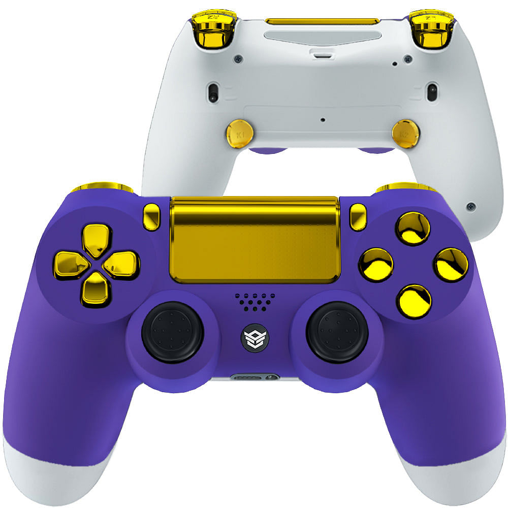 HEXGAMING SPIKE Controller for PS4, PC, Mobile - Purple Gold