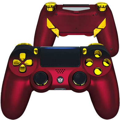 HEXGAMING EDGE Controller for PS4, PC, Mobile- Shadow Red