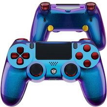 Load image into Gallery viewer, HEXGAMING SPIKE Controller for PS4, PC, Mobile - Chameleon Purple Blue Scarlet Red
