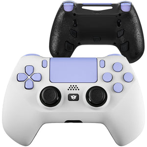 HEXGAMING HYPER Controller for PS4, PC, Mobile - White Pink
