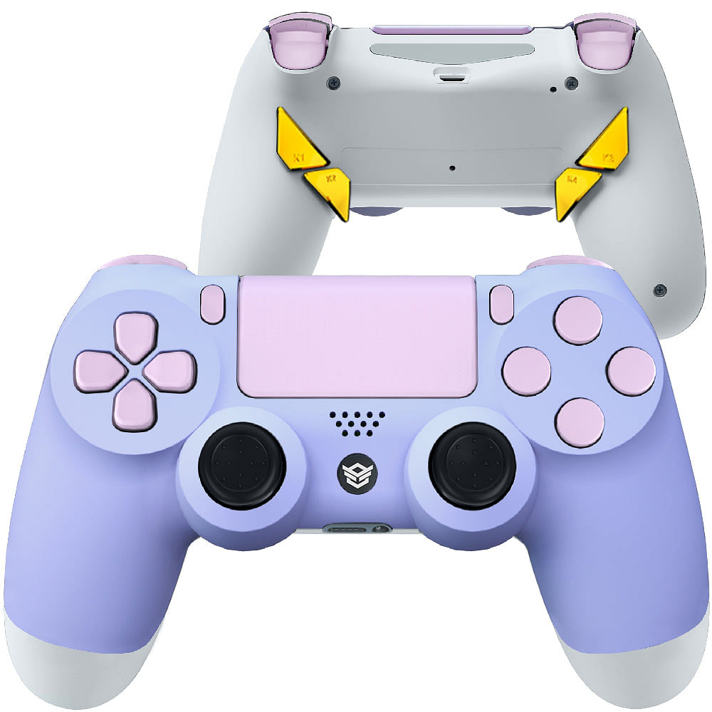 HEXGAMING EDGE Controller for PS4, PC, Mobile - Purple Pink