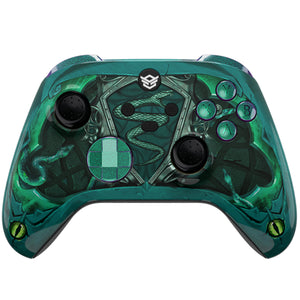 HEXGAMING ADVANCE Controller with Adjustable Triggers for XBOX, PC, Mobile - Eye of the Serpent