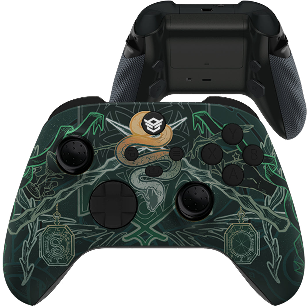 HEXGAMING ADVANCE Controller with Adjustable Triggers for XBOX, PC, Mobile - Serpent Totem