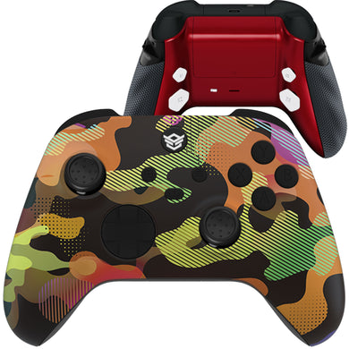 ADVANCE with Adjustable Triggers - Orange Green Yellow Camouflage