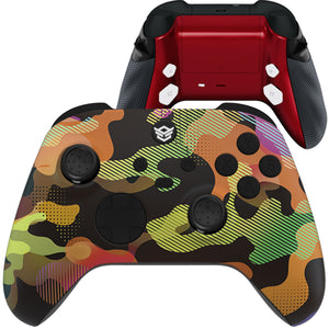 ADVANCE with Adjustable Triggers - Orange Green Yellow Camouflage