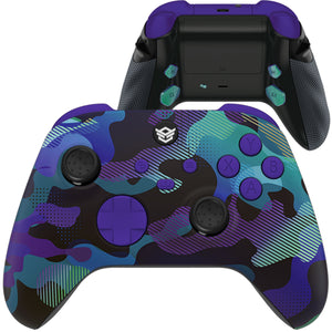 ADVANCE with Adjustable Triggers - Blue Purple Green Camouflage