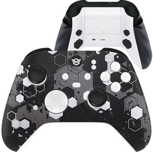 ADVANCE with Adjustable Triggers - Hexagon Camouflage Grey White Black