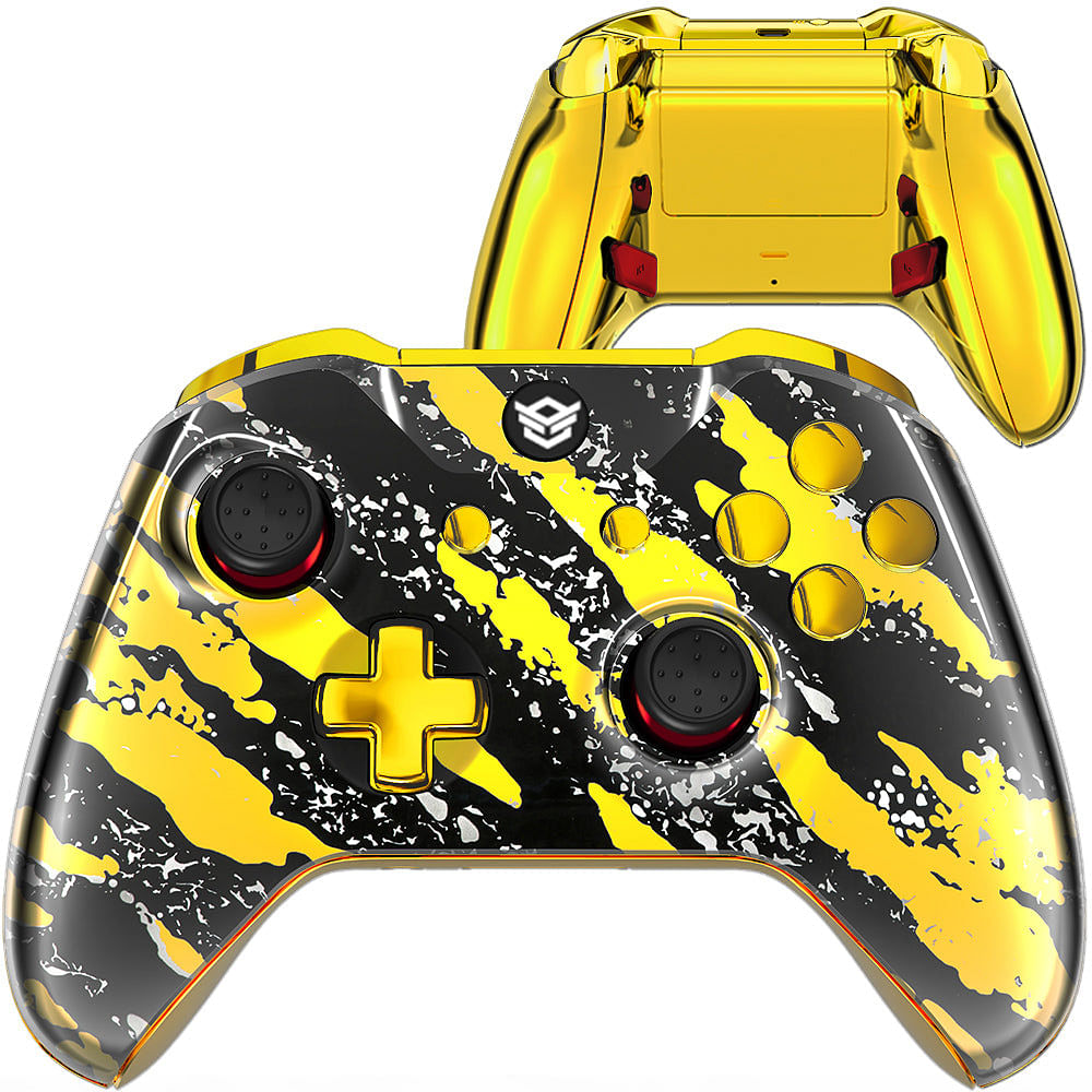 BLADE with Triggers Stop - Chrome Gold Coating Splash