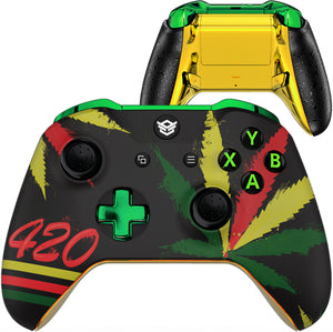 HEXGAMING BLADE Controller for XBOX, PC, Mobile - Weeds ABXY Labeled