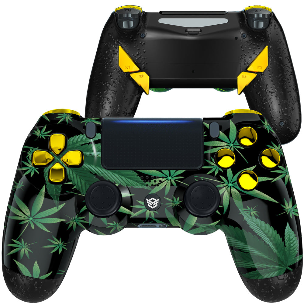 HEXGAMING EDGE Controller for PS4, PC, Mobile- Weeds