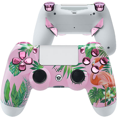 HEXGAMING EDGE Controller for PS4, PC, Mobile - Tropical Flamingo