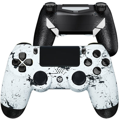 HEXGAMING EDGE Controller for PS4, PC, Mobile - White Splashing Spray
