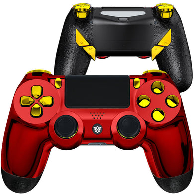 HEXGAMING EDGE Controller for PS4, PC, Mobile - Chrome Red