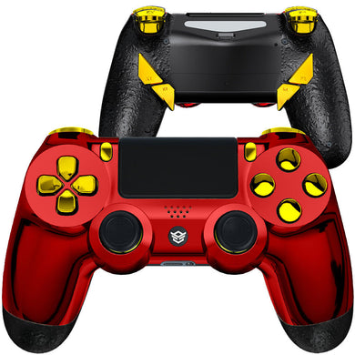 HEXGAMING EDGE Controller for PS4, PC, Mobile - Chrome Red