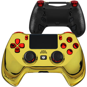 HEXGAMING HYPER Controller for PS4, PC, Mobile - Chrome Gold