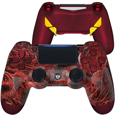 HEXGAMING EDGE Controller for PS4, PC, Mobile - Blood Purgatory