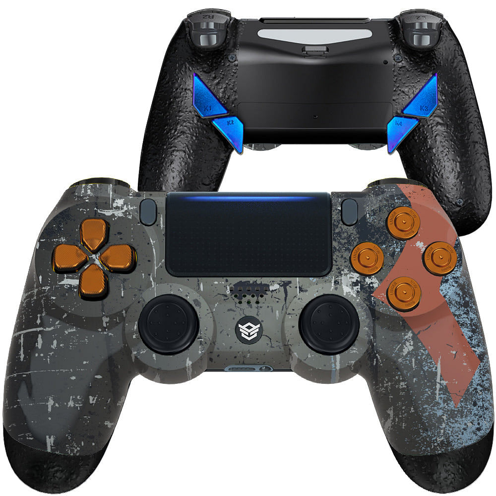 HEXGAMING EDGE Controller for PS4, PC, Mobile - Spartan Warrior