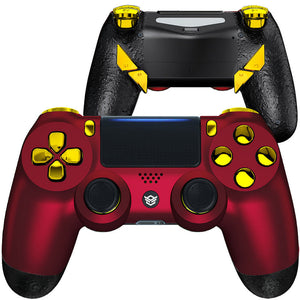 HEXGAMING EDGE Controller for PS4, PC, Mobile -Scarlet Red