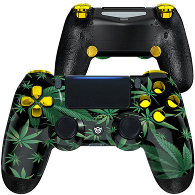 HEXGAMING SPIKE Controller for PS4, PC, Mobile - Green Weeds