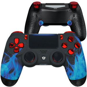 HEXGAMING SPIKE Controller for PS4, PC, Mobile - Blue Flame