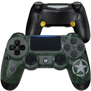 HEXGAMING SPIKE Controller for PS4, PC, Mobile - WWII US Army Overlord