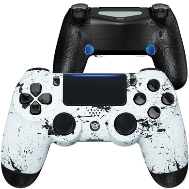 HEXGAMING SPIKE Controller for PS4, PC, Mobile - White Splashing Spray