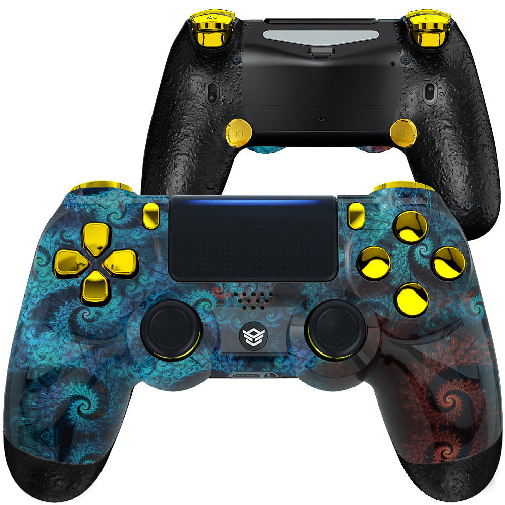 HEXGAMING SPIKE Controller for PS4, PC, Mobile - Spiral