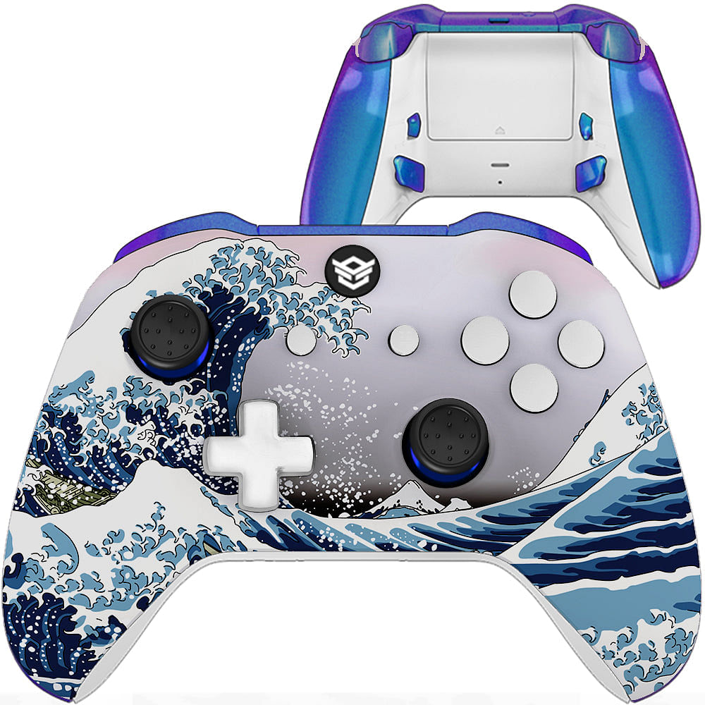 HEXGAMING ADVANCE Controller with FlashShot for XBOX, PC, Mobile - The  Great Wave