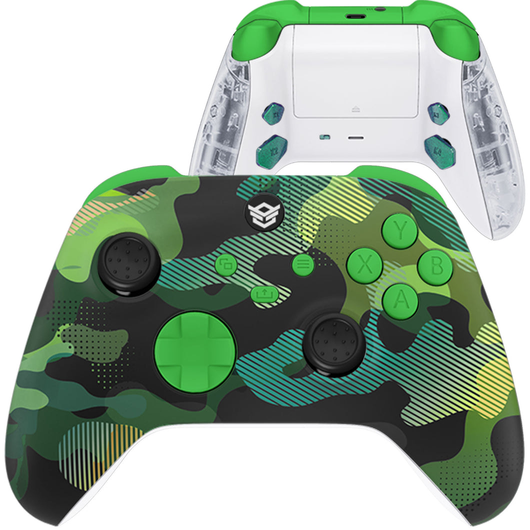 ADVANCE with FlashShot - Forest Green Yellow Camouflage