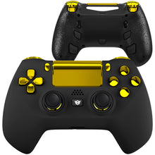 Load image into Gallery viewer, HEXGAMING HYPER Controller for PS4, PC, Mobile - Black Gold
