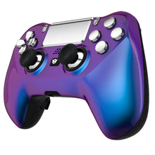 Load image into Gallery viewer, HEXGAMING HYPER Controller for PS4, PC, Mobile - Chameleon Purple Blue
