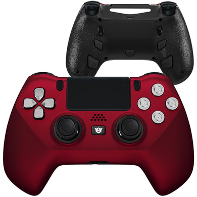 HEXGAMING HYPER Controller for PS4, PC, Mobile- Scarlet Red Sliver