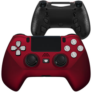 HEXGAMING HYPER Controller for PS4, PC, Mobile- Scarlet Red Sliver