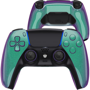 HEXGAMING RIVAL Controller for PS5, PC, Mobile - Chameleon Green Purple Blue