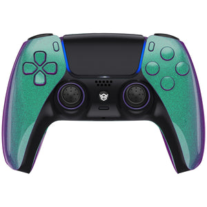HEXGAMING RIVAL Controller for PS5, PC, Mobile - Chameleon Green Purple Blue